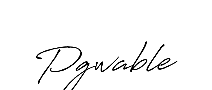 if you are searching for the best signature style for your name Pgwable. so please give up your signature search. here we have designed multiple signature styles  using Antro_Vectra_Bolder. Pgwable signature style 7 images and pictures png