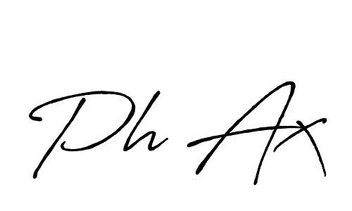 Use a signature maker to create a handwritten signature online. With this signature software, you can design (Antro_Vectra_Bolder) your own signature for name Ph Ax. Ph Ax signature style 7 images and pictures png