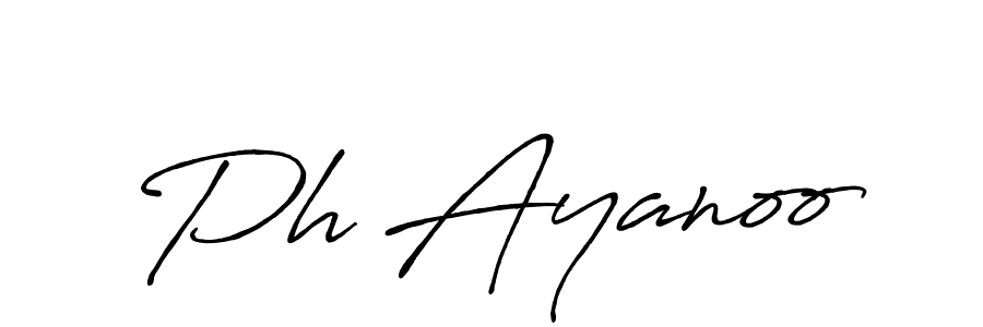 The best way (Antro_Vectra_Bolder) to make a short signature is to pick only two or three words in your name. The name Ph Ayanoo include a total of six letters. For converting this name. Ph Ayanoo signature style 7 images and pictures png