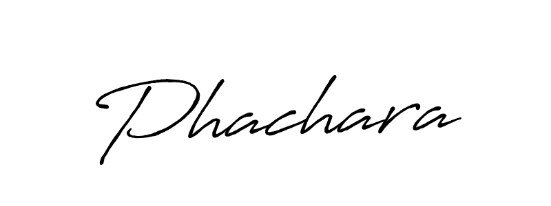 Phachara stylish signature style. Best Handwritten Sign (Antro_Vectra_Bolder) for my name. Handwritten Signature Collection Ideas for my name Phachara. Phachara signature style 7 images and pictures png