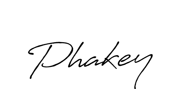 Create a beautiful signature design for name Phakey. With this signature (Antro_Vectra_Bolder) fonts, you can make a handwritten signature for free. Phakey signature style 7 images and pictures png