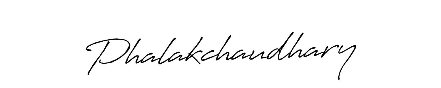 Use a signature maker to create a handwritten signature online. With this signature software, you can design (Antro_Vectra_Bolder) your own signature for name Phalakchaudhary. Phalakchaudhary signature style 7 images and pictures png