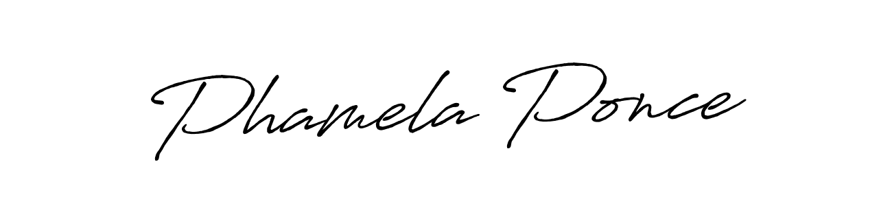 if you are searching for the best signature style for your name Phamela Ponce. so please give up your signature search. here we have designed multiple signature styles  using Antro_Vectra_Bolder. Phamela Ponce signature style 7 images and pictures png