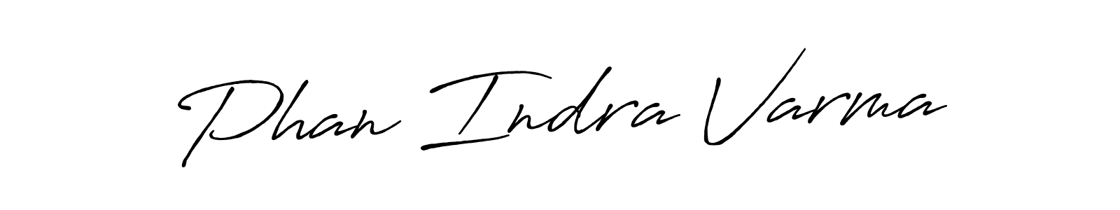 Also You can easily find your signature by using the search form. We will create Phan Indra Varma name handwritten signature images for you free of cost using Antro_Vectra_Bolder sign style. Phan Indra Varma signature style 7 images and pictures png