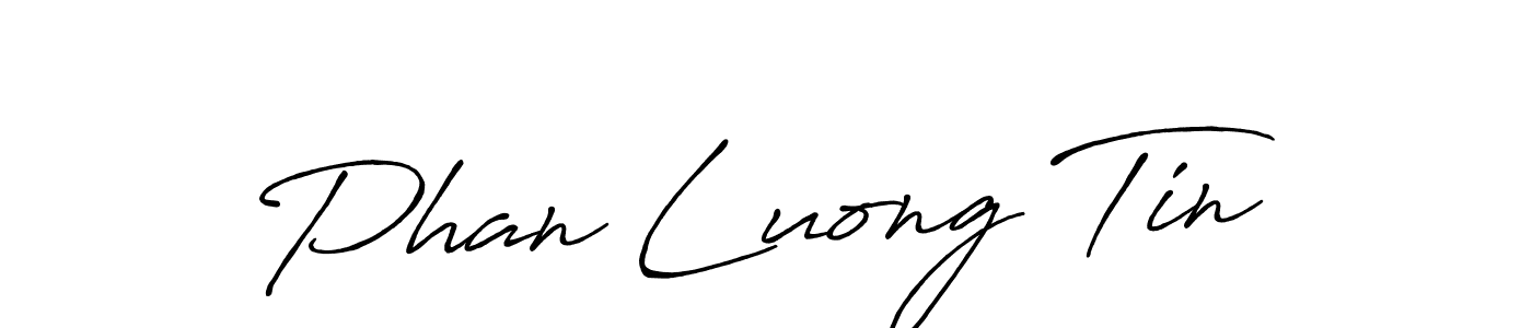 Also we have Phan Luong Tin name is the best signature style. Create professional handwritten signature collection using Antro_Vectra_Bolder autograph style. Phan Luong Tin signature style 7 images and pictures png