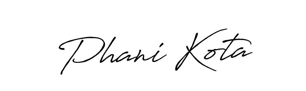 Once you've used our free online signature maker to create your best signature Antro_Vectra_Bolder style, it's time to enjoy all of the benefits that Phani Kota name signing documents. Phani Kota signature style 7 images and pictures png