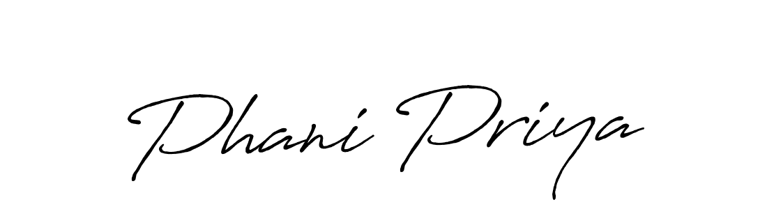 Also You can easily find your signature by using the search form. We will create Phani Priya name handwritten signature images for you free of cost using Antro_Vectra_Bolder sign style. Phani Priya signature style 7 images and pictures png