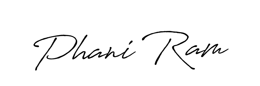 How to make Phani Ram signature? Antro_Vectra_Bolder is a professional autograph style. Create handwritten signature for Phani Ram name. Phani Ram signature style 7 images and pictures png