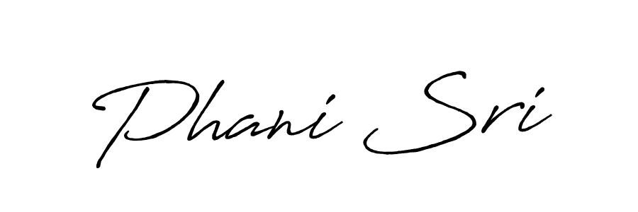 Phani Sri stylish signature style. Best Handwritten Sign (Antro_Vectra_Bolder) for my name. Handwritten Signature Collection Ideas for my name Phani Sri. Phani Sri signature style 7 images and pictures png