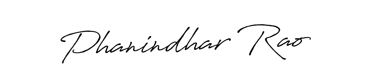 You should practise on your own different ways (Antro_Vectra_Bolder) to write your name (Phanindhar Rao) in signature. don't let someone else do it for you. Phanindhar Rao signature style 7 images and pictures png