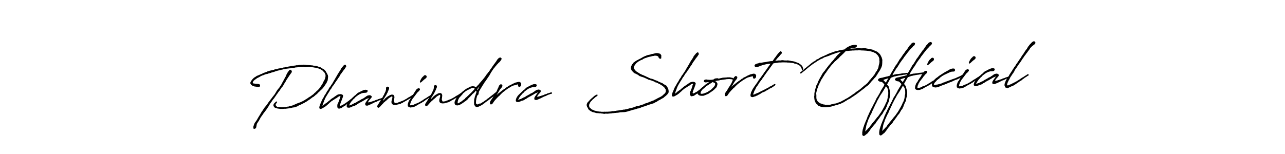 You can use this online signature creator to create a handwritten signature for the name Phanindra  Short Official. This is the best online autograph maker. Phanindra  Short Official signature style 7 images and pictures png