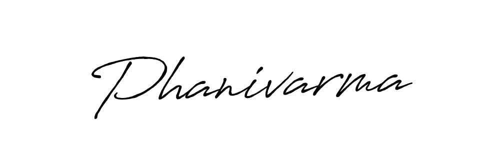 Create a beautiful signature design for name Phanivarma. With this signature (Antro_Vectra_Bolder) fonts, you can make a handwritten signature for free. Phanivarma signature style 7 images and pictures png