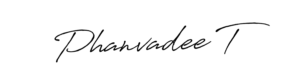 How to Draw Phanvadee T signature style? Antro_Vectra_Bolder is a latest design signature styles for name Phanvadee T. Phanvadee T signature style 7 images and pictures png