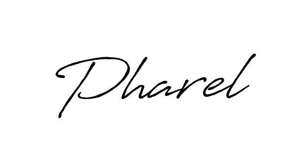 You should practise on your own different ways (Antro_Vectra_Bolder) to write your name (Pharel) in signature. don't let someone else do it for you. Pharel signature style 7 images and pictures png