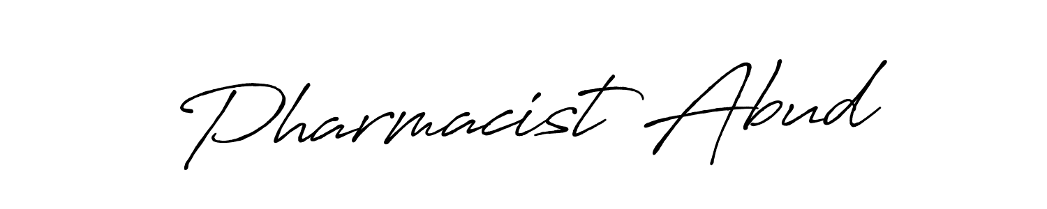 Once you've used our free online signature maker to create your best signature Antro_Vectra_Bolder style, it's time to enjoy all of the benefits that Pharmacist Abud name signing documents. Pharmacist Abud signature style 7 images and pictures png
