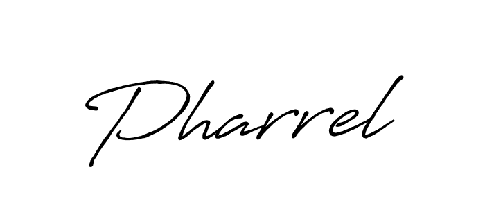 Pharrel stylish signature style. Best Handwritten Sign (Antro_Vectra_Bolder) for my name. Handwritten Signature Collection Ideas for my name Pharrel. Pharrel signature style 7 images and pictures png