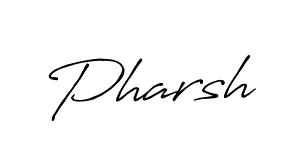 Design your own signature with our free online signature maker. With this signature software, you can create a handwritten (Antro_Vectra_Bolder) signature for name Pharsh. Pharsh signature style 7 images and pictures png