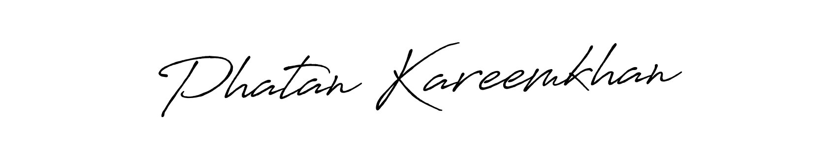 Also You can easily find your signature by using the search form. We will create Phatan Kareemkhan name handwritten signature images for you free of cost using Antro_Vectra_Bolder sign style. Phatan Kareemkhan signature style 7 images and pictures png