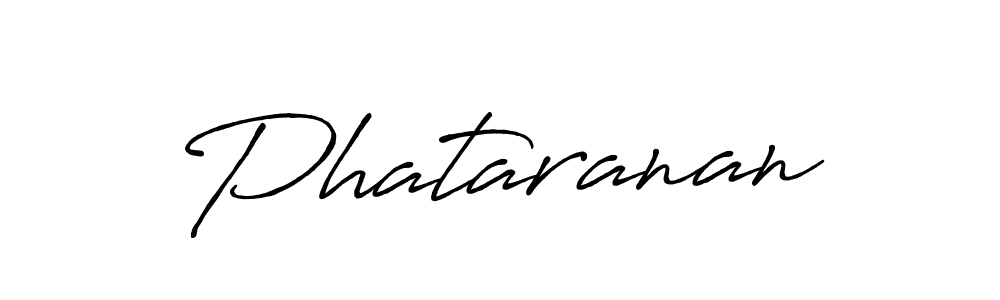 Design your own signature with our free online signature maker. With this signature software, you can create a handwritten (Antro_Vectra_Bolder) signature for name Phataranan. Phataranan signature style 7 images and pictures png