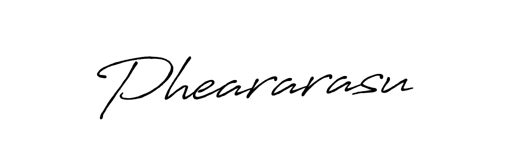 Use a signature maker to create a handwritten signature online. With this signature software, you can design (Antro_Vectra_Bolder) your own signature for name Pheararasu. Pheararasu signature style 7 images and pictures png