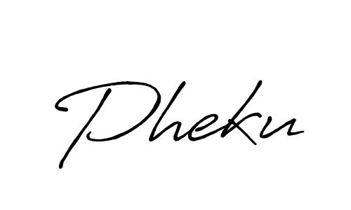 Make a beautiful signature design for name Pheku. With this signature (Antro_Vectra_Bolder) style, you can create a handwritten signature for free. Pheku signature style 7 images and pictures png