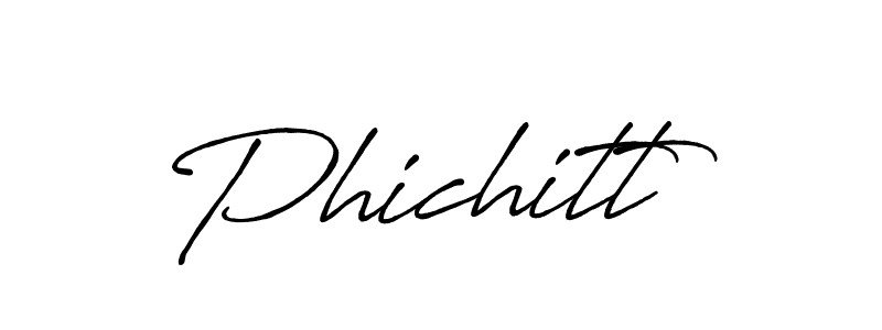 Design your own signature with our free online signature maker. With this signature software, you can create a handwritten (Antro_Vectra_Bolder) signature for name Phichitt. Phichitt signature style 7 images and pictures png