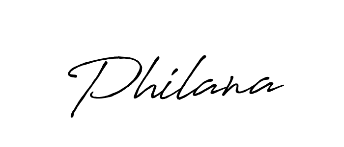 The best way (Antro_Vectra_Bolder) to make a short signature is to pick only two or three words in your name. The name Philana include a total of six letters. For converting this name. Philana signature style 7 images and pictures png