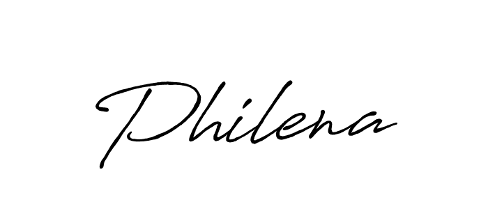 Philena stylish signature style. Best Handwritten Sign (Antro_Vectra_Bolder) for my name. Handwritten Signature Collection Ideas for my name Philena. Philena signature style 7 images and pictures png