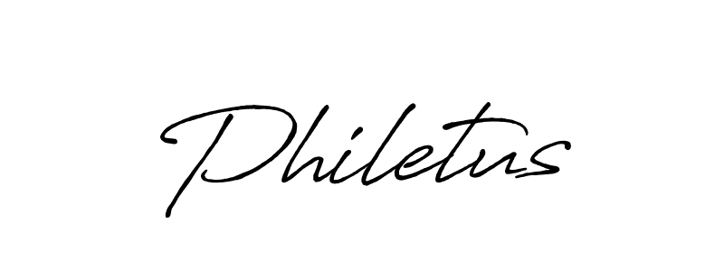 How to make Philetus signature? Antro_Vectra_Bolder is a professional autograph style. Create handwritten signature for Philetus name. Philetus signature style 7 images and pictures png