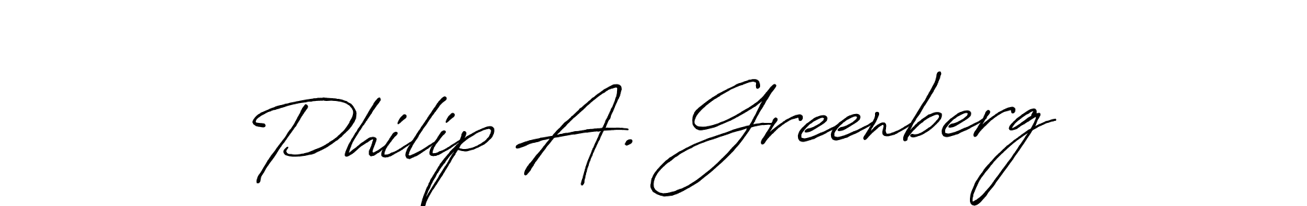 Design your own signature with our free online signature maker. With this signature software, you can create a handwritten (Antro_Vectra_Bolder) signature for name Philip A. Greenberg. Philip A. Greenberg signature style 7 images and pictures png