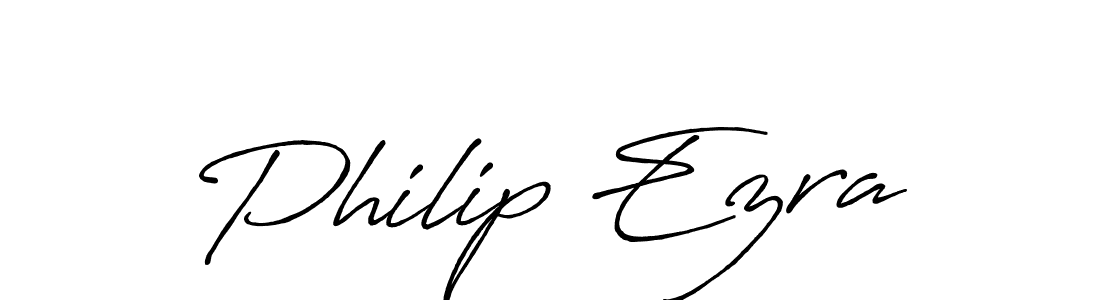 Create a beautiful signature design for name Philip Ezra. With this signature (Antro_Vectra_Bolder) fonts, you can make a handwritten signature for free. Philip Ezra signature style 7 images and pictures png