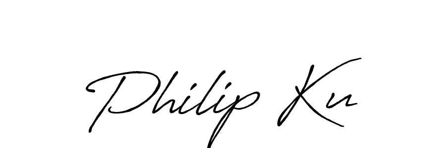 Use a signature maker to create a handwritten signature online. With this signature software, you can design (Antro_Vectra_Bolder) your own signature for name Philip Ku. Philip Ku signature style 7 images and pictures png