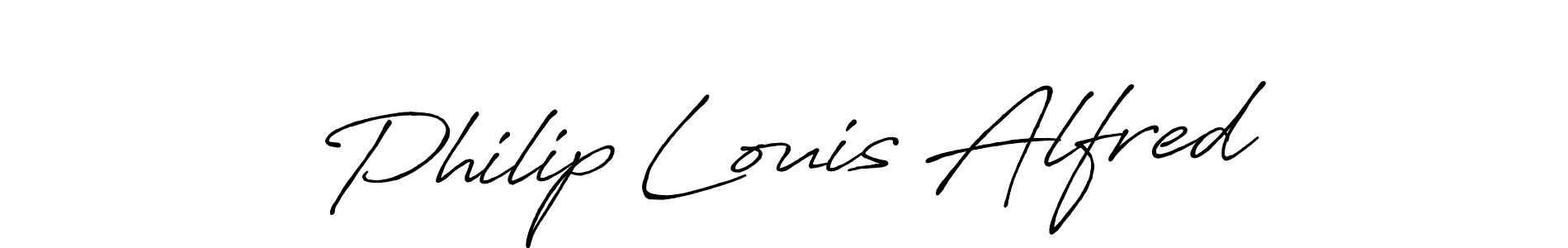 The best way (Antro_Vectra_Bolder) to make a short signature is to pick only two or three words in your name. The name Philip Louis Alfred include a total of six letters. For converting this name. Philip Louis Alfred signature style 7 images and pictures png
