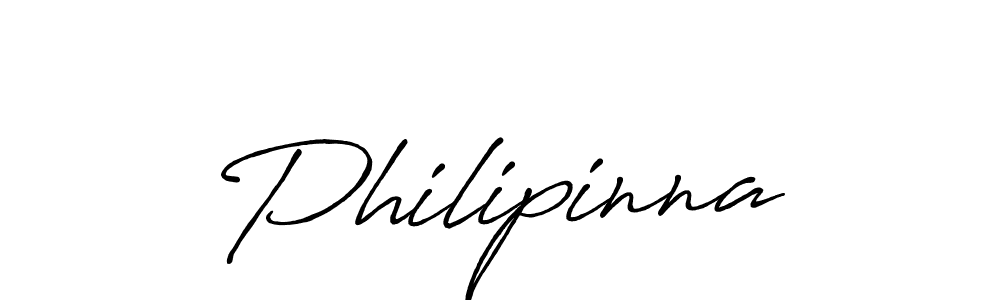 Create a beautiful signature design for name Philipinna. With this signature (Antro_Vectra_Bolder) fonts, you can make a handwritten signature for free. Philipinna signature style 7 images and pictures png