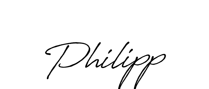 Create a beautiful signature design for name Philipp. With this signature (Antro_Vectra_Bolder) fonts, you can make a handwritten signature for free. Philipp signature style 7 images and pictures png