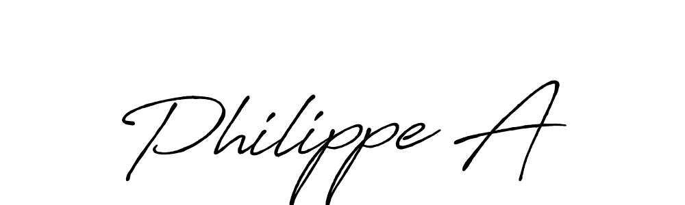 This is the best signature style for the Philippe A name. Also you like these signature font (Antro_Vectra_Bolder). Mix name signature. Philippe A signature style 7 images and pictures png