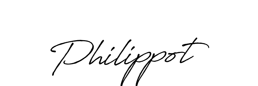 Design your own signature with our free online signature maker. With this signature software, you can create a handwritten (Antro_Vectra_Bolder) signature for name Philippot. Philippot signature style 7 images and pictures png