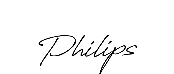 Use a signature maker to create a handwritten signature online. With this signature software, you can design (Antro_Vectra_Bolder) your own signature for name Philips. Philips signature style 7 images and pictures png