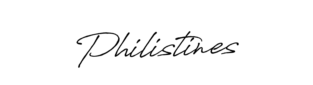 How to make Philistines name signature. Use Antro_Vectra_Bolder style for creating short signs online. This is the latest handwritten sign. Philistines signature style 7 images and pictures png