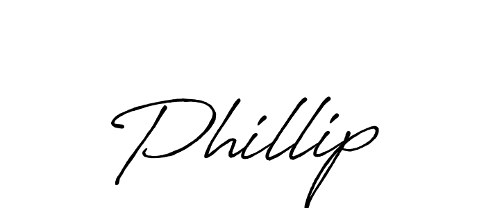 Phillip stylish signature style. Best Handwritten Sign (Antro_Vectra_Bolder) for my name. Handwritten Signature Collection Ideas for my name Phillip. Phillip signature style 7 images and pictures png