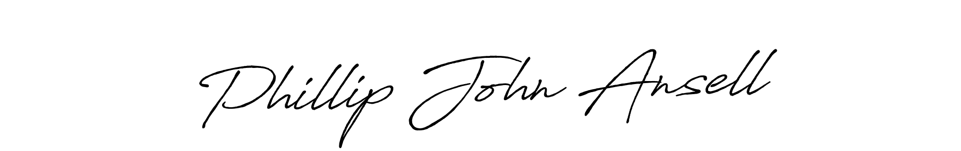 Also we have Phillip John Ansell name is the best signature style. Create professional handwritten signature collection using Antro_Vectra_Bolder autograph style. Phillip John Ansell signature style 7 images and pictures png