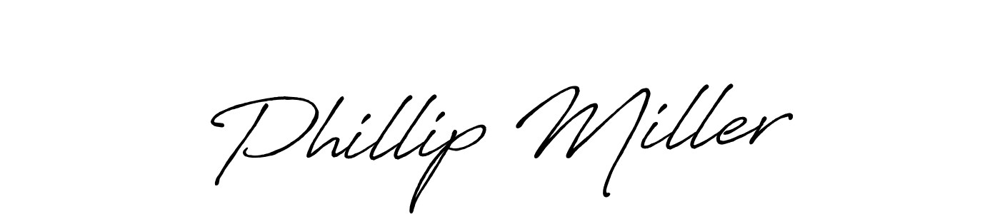 Make a beautiful signature design for name Phillip Miller. With this signature (Antro_Vectra_Bolder) style, you can create a handwritten signature for free. Phillip Miller signature style 7 images and pictures png