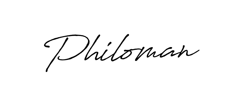 Once you've used our free online signature maker to create your best signature Antro_Vectra_Bolder style, it's time to enjoy all of the benefits that Philoman name signing documents. Philoman signature style 7 images and pictures png