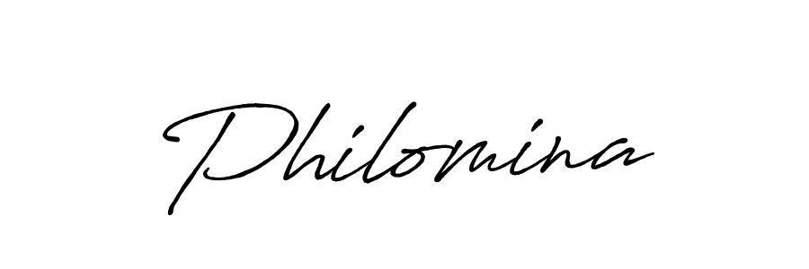 You should practise on your own different ways (Antro_Vectra_Bolder) to write your name (Philomina) in signature. don't let someone else do it for you. Philomina signature style 7 images and pictures png