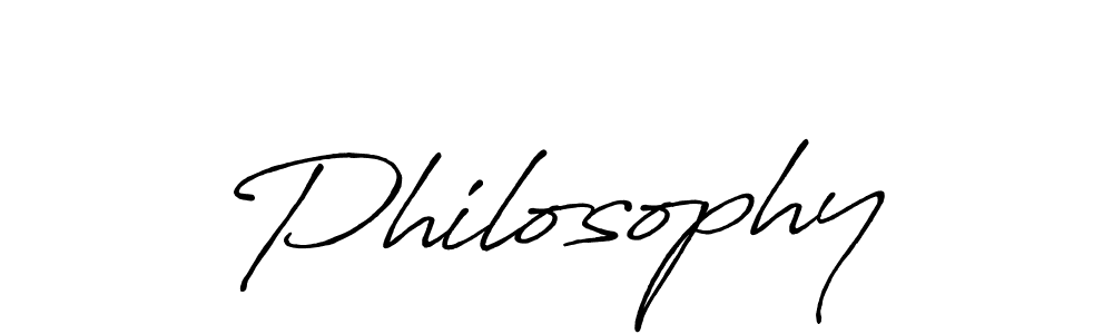 How to make Philosophy signature? Antro_Vectra_Bolder is a professional autograph style. Create handwritten signature for Philosophy name. Philosophy signature style 7 images and pictures png