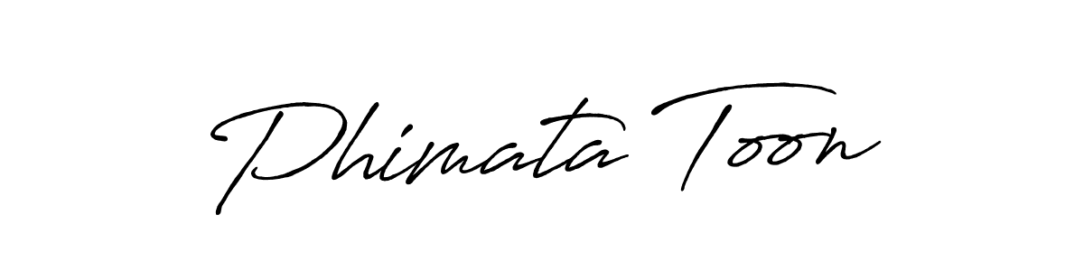 Phimata Toon stylish signature style. Best Handwritten Sign (Antro_Vectra_Bolder) for my name. Handwritten Signature Collection Ideas for my name Phimata Toon. Phimata Toon signature style 7 images and pictures png