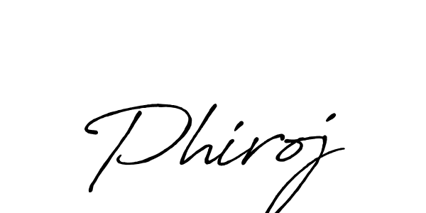 if you are searching for the best signature style for your name Phiroj. so please give up your signature search. here we have designed multiple signature styles  using Antro_Vectra_Bolder. Phiroj signature style 7 images and pictures png