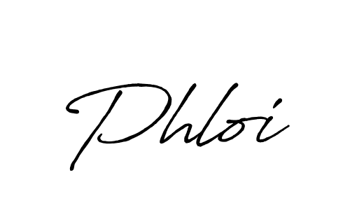 Make a beautiful signature design for name Phloi. With this signature (Antro_Vectra_Bolder) style, you can create a handwritten signature for free. Phloi signature style 7 images and pictures png