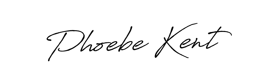 Create a beautiful signature design for name Phoebe Kent. With this signature (Antro_Vectra_Bolder) fonts, you can make a handwritten signature for free. Phoebe Kent signature style 7 images and pictures png