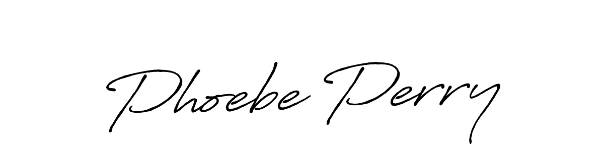 Design your own signature with our free online signature maker. With this signature software, you can create a handwritten (Antro_Vectra_Bolder) signature for name Phoebe Perry. Phoebe Perry signature style 7 images and pictures png